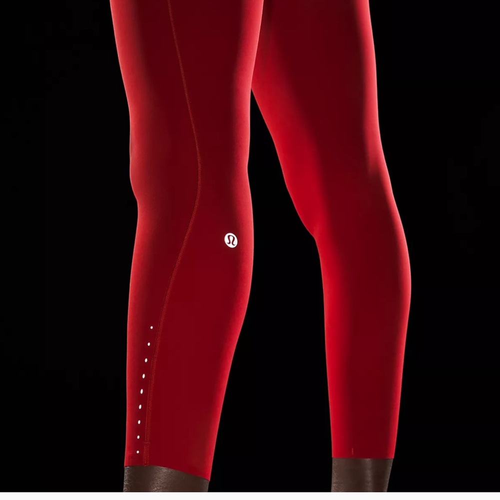 ❤️lululemon Fast and Free High-Rise Tight 25” Pockets in red 
Updated